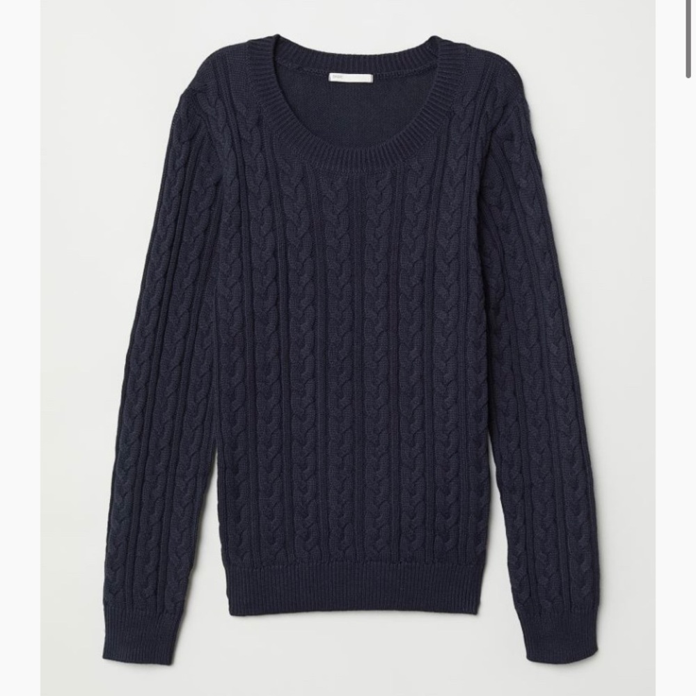 Knit Blue Sweater from H&M